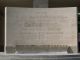 Wall Citation at Kranji War Cemetery in Singapore where the service and sacrifice of many servicemen is recorded and remembered.