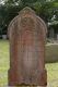 Headstone of John ASHTON (Abt. 1822-1891), yeoman of Lower Alfardisworthy, Bradworthy DEV and his wife Elizabeth Ann (m.n. BRIMACOMBE, Abt. 1825-1894).