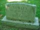 Headstone of A. Osmond SONLEY (1882-1961) and his wife Fanny R. (m.n. ALLIN, 1879-1952).