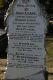 Headstone of Alice STRICKLAND (m.n. LEAKE, 1858-1896) the first wife of Thomas STRICKLAND (1864-1930).