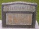 Headstone of Cora Anne LaCHANCE (m.n. SANDERS, 1902-1994) and her second husband Arthur Thomas LaCHANCE (1898-1971).