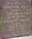 Headstone of Benjamin John ASHTON (b. & d. 1859) and his sister Nora Ann ASHTON (1858-1873).