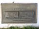 Headstone of Bernard Thomas FRENCH (1910-1991) and his wife Kate (m.n. ROBERTSON, 1902-1981).