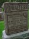 Headstone of Charles WALTERS (1834-1915); his wife Eliza (m.n. VANSTONE, 1843-1910); their son Clarence John WALTERS (1871-1955); his wife Elizabeth (m.n. MORRISH, 1876-1936) and the youngest son of Charles and Eliza: Lester Charles WALTERS (1879-1945).