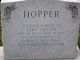 Headstone of Cyril Ernest HOPPER (1893-1977) and his wife Harriet May (m.n. KING, 1896-1984).