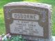 Headstone of Charles Edwin OSBORNE (1902-1962) and his wife Leta Jane (m.n. TURNER, 1899-1972)