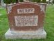 Headstone of Clarence Fletcher WERRY (1898-1977) and his wife Bessie May (m.n. SCOTT, 1902-1986).