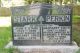 Headstone of Clarence Franklin PERKIN (1898-1988); his second wife Christina White (m.n. STARK, 1914-2017) and their daughter Margaret Edith PERKIN (c. 1947-1962)