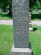 Headstone of David Christopher LINDSAY (1940-1904) and his wife Sarah Emma (m.n. WALTER, 1851-1935).