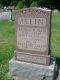 Headstone of Douglas Raymond ALLIN (1930-1949); his father Raymond Secord ALLIN (1890-1963); his mother Janet Marion ALLIN (m.n. SNANZEL, 1899-1957) and his eldest brother Ronald William ALLIN (1923-1977).