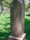 Headstone of Elizabeth BISSETT (m.n. VANSTONE, 1821-1868) and her daughter Elizabeth BISSETT (1847-48).