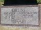 Headstone of Earl Byron COLLINS (1915-1919); his wife Elizabeth 'Esby' (m.n. MIDDLESWART, 1922-2016) and their daughter Priscilla Sue COLLINS (?-1952).