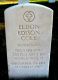 Headstone of Eldon Edison COLE (1912-1967) who served as a Tech 4 in HQ Battery, 335 Field Artillery Battery, US Army during WWII