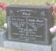 Headstone of Eric George CLARK (1919-1997) and his wife Edith Pearl (m.n. ALSOP, 1928-2008)