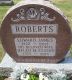 Headstone of Edward James ROBERTS (1922-2017) and his wife Helen Marion (m.n. ESSERY, 1925-2015).