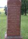 Headstone of Elizabeth Jane COURTICE (m.n. FURSEY, 1836-1898) and her infant son Robert COURTICE (1870-1871).