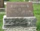 Headstone of Etna Rosedale ROBBINS (1866-1943) and his wife Maud Marion (m.n. SMEED, 1879-1957).