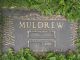 Headstone of Edmund Wesley MULDREW (1924-2007) and his wife Mary Anne Elizabeth (m.n. HAMPTON, c. 1931-2008).