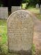 Headstone of Elizabeth WALTER (m.n. WESTAWAY, c. 1796-1878), the second wife of Hugh Oxenham WALTER (1784-1837).