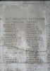 Wall panel on the Australian National Memorial, Villers-Bretennoux, Somme, Hauts-de-France FRA commemorating the service and sacrifice of No. 589, Lance Corporal Frank Davies BRAY, C Company, 31st. Battalion, Australian Infantry, AIF. Lest We Forget.