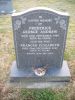 Headstone of Frederick George ANDREW (1912-1999) and his wife Frances Elizabeth (m.n. BECALICK, 1910-2002).