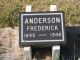 Headstone of Frederick William ANDERSON (1895-1948).