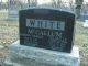 Headstone of Gordon Nicklin McCALLUM (1911-1992) and his wife Willmotte Templeton (m.n. WHITE, 1918-2012)