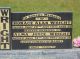 Headstone of Horace Alan WRIGHT (1918-1977) and his wife Alma Joyce (m.n. GUNN, 1921-1997).