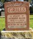 Headstone of Howard Alvin GRILLS (1889-1975) and his wife Bertha May (m.n. ALLIN, 1891-1972).