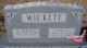 Headstone of Henry Ashton WICKETT (1908-2010) and his wife Ethel Lucille (m.n. KIMES, 1909-1999).