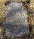 Headstone of Harry Clement EYLER (1909-1982) and his wife Harriet Arlene (m.n. REED, 1914-2001).