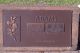 Headstone of Harry Richardson ADAMS (1903-1986) and his wife Edna May (m.n. HERD, 1908-1994).