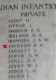 Wall plaque commemorating the service and sacrifice of No. 401134, Corporal Herbert Reynolds JACKSON (1896-1916), No. 2 Company, 2nd. Battalion, Canadian Infantry, CEF