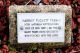 Wall marker in memory of Harriett TREWIN (m.n. TUCKETT, 1886-1987)