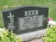 Headstone of Irvine D. OKE (1899-1970) and his wife Ida Lette (m.n. CURRELL, 1901-1986).
