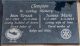 Headstone of Ivan Ernest CLEMPSON (1924-20060 and his wife Jeanne Marie (m.n. PEARSE, 1925-2015)