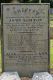 Headstone of John ASHTON (Abt. 1795-1853), yeoman of Lower Alfardisworthy, Bradworthy DEV and his wife Ann (m.n. WALTER, Abt. 1892-1879).