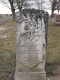 Headstone of John WALTER (1813-1876) and his son Nathan WALTER (1861-1862)