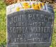Headstone of John PASCOE (1851-1930) and his wife Sophia Hicks (m.n. WALTER, 1855-1936)