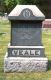 Headstone of John Bailey VEALE (1836-1929) and his wife Emma Grace (m.n. MASON, 1839-1910).
