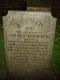 Headstone of John Henry STACEY (1849-1850) and his brother William Ashton STACEY (b. & d. 1853), the sons of John STACEY (c. 1817-1898) and his wife Elizabeth (m.n. ASHTON, 1820-1890).