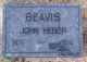 Headstone of John Heber BEAVIS (1871-1934)