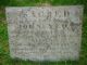 Headstone of John Oke YEO (c. 1758-1825) and his wife Elizabeth (m.n. WALTER, c. 1759-1822).