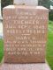 Headstone of James TREMEER (1847-1849) and his sister Mary Susannah BRAY (m.n. TREMEER, 1860-1891).