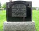 Headstone of John Wesley GRILLS (1880-1957); his wife Clara A. (m.n. WESTERN, 1979-1967) and their daughter Mary Zetta GRILLS (1906-1908).