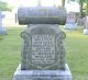 Headstone of John Wesley WALTER (c. 1876-1949) and his wife Charlotte E. (m.n. NAYLOR, 1868-1918).