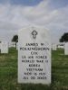 Headstone of Colonel James Wilbur POLKINGHORN (1913-2003) who served his country in WWII, Korea and Vietnam. Lest We Forget.