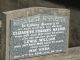 Headstone of Lewis William WALTER (1882-1948); his wife Elizabeth Frances (m.n. LEMMON, 1879-1942) and their daughter May Hilda WALTER (c. 1922-2010)