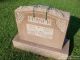 Headstone of Loyde W. FRASER (1886-1964) and his wife Gladys Ann (m.n. HEDDEN, 1891-1995).