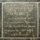 Floor marker in St. John the Baptist Parish Church, Bradworthy DEV in memory of Mary WALTER (c. 1819-1833) daughter of Charles WALTER (1787-1859) and his first wife Mary (m.n. CHING, c. 1794-1839).